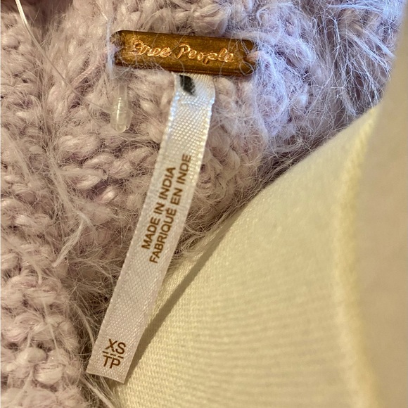 Free People Lavender Floral Cardigan - Picture 3 of 5